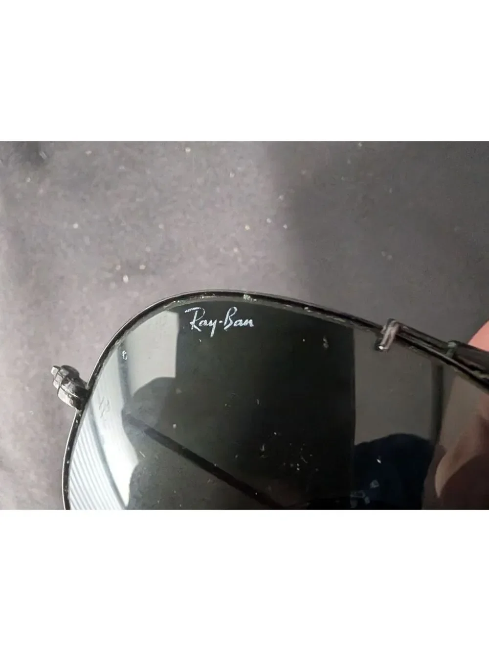 Vtg Black Ray Ban 58-14 B&l Wraparounds Outdoorsman Aviator As Is